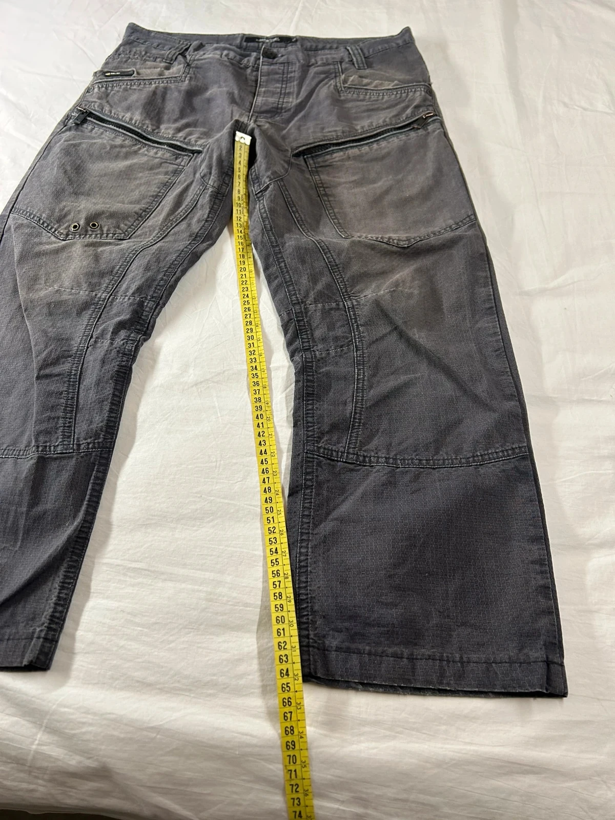 Pantalón corto gris vintage Celio estilo retro y2k – photo 5